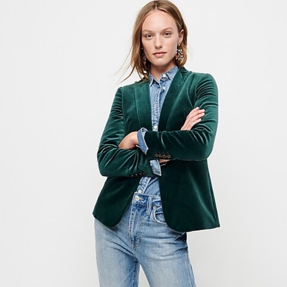 J. Crew Jackets & Blazers - J. Crew Schoolboy Blazer in Velvet